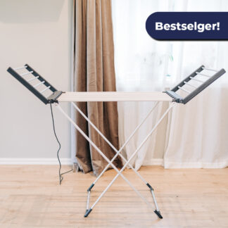 Ontario Elektrisk tørkestativ med varmeelementer, antrasitt