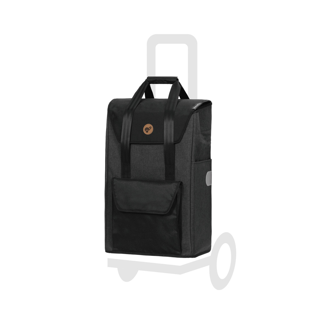 Andersen Royal Shopper Senta 2.0 ekstra bag 49L, svart