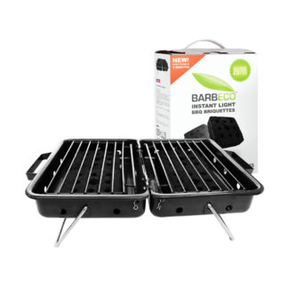 Barbeco miljøvennlig minigrill og grillbriketter-pakke