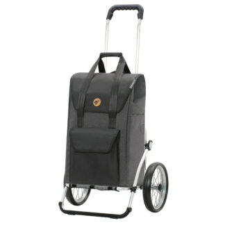 Andersen Royal Shopper Senta 2.0 Trillebag m/ store hjul 49L, svart