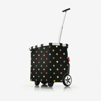 Reisenthel Carrycruiser Trillebag 40L – Sort med fargede prikker