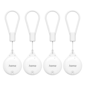 HAMA Bluetooth sporingsbrikke til Apple «Hvor er»-appen, 4 stk.