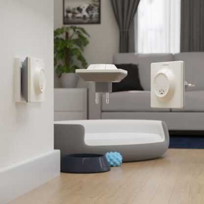 Miteless Home kjemikaliefri middbeskyttelse med ultralyd, grå - Bilde 2