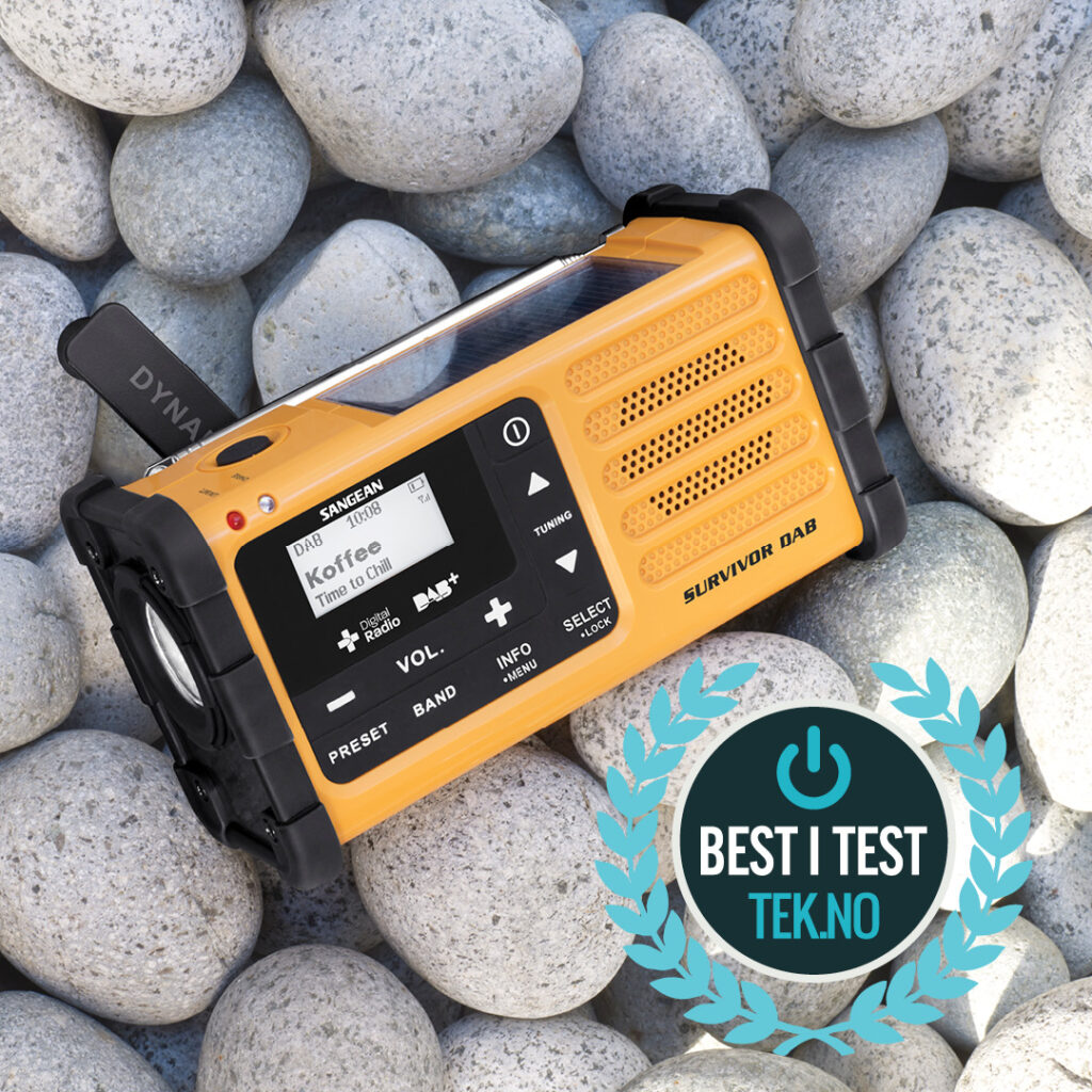 Best i test nødradio hos tek.no i 2025.