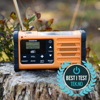 Sangean MMR-88 bærbar nødradio med sveiv, solcelle, DAB+ og FM