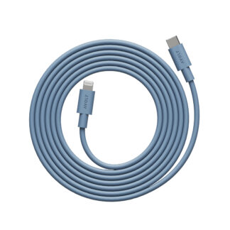 Avolt Cable 1 USB-C til Lightning ladekabel 2m, blå