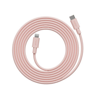 Avolt Cable 1 USB-C til Lightning ladekabel 2m, rosa
