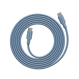 Avolt Cable 1 USB-C til USB-C ladekabel 2m, blå