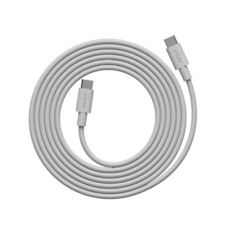 Avolt Cable 1 USB-C til USB-C ladekabel 2m, grå