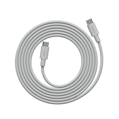 Avolt Cable 1 USB-C til USB-C ladekabel 2m, grå