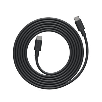 Avolt Cable 1 USB-C til USB-C ladekabel 2m, sort