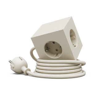 Avolt Square 1 USB-C skjøteledning, beige