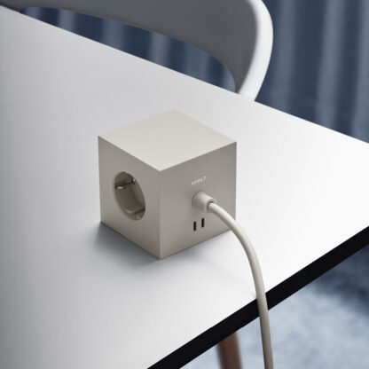 Avolt Square 1 USB-C skjøteledning, beige - Bilde 13