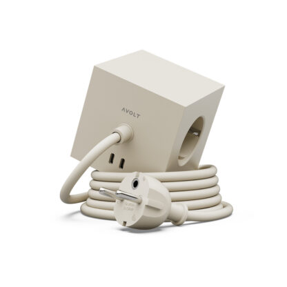 Avolt Square 1 USB-C skjøteledning, beige - Bilde 2