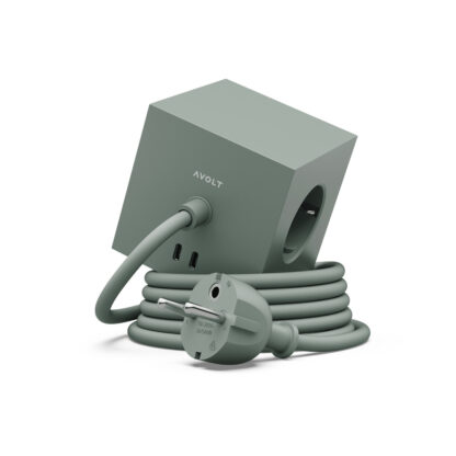 Avolt Square 1 USB-C skjøteledning, grønn - Bilde 2