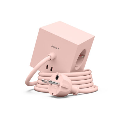 Avolt Square 1 USB-C skjøteledning, rosa - Bilde 2