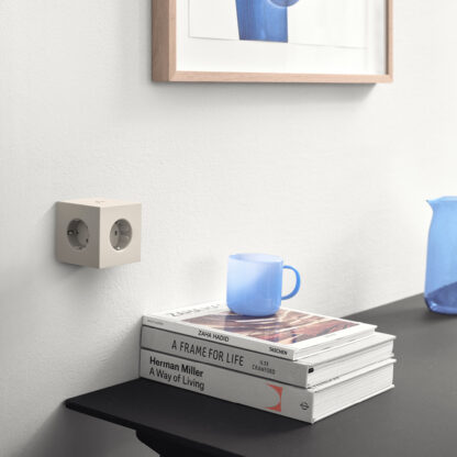 Avolt Square 2 USB-C stikkontakt, beige - Bilde 3