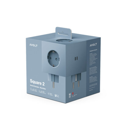 Avolt Square 2 USB-C stikkontakt, blå - Bilde 2