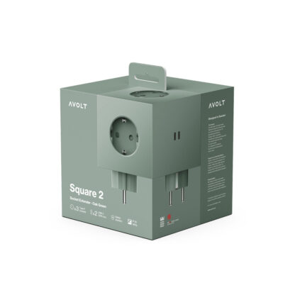 Avolt Square 2 USB-C stikkontakt, grønn - Bilde 2