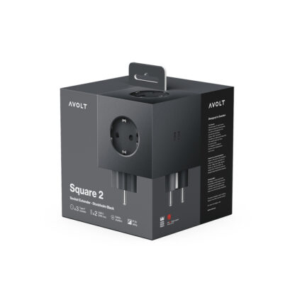 Avolt Square 2 USB-C stikkontakt, sort - Bilde 7