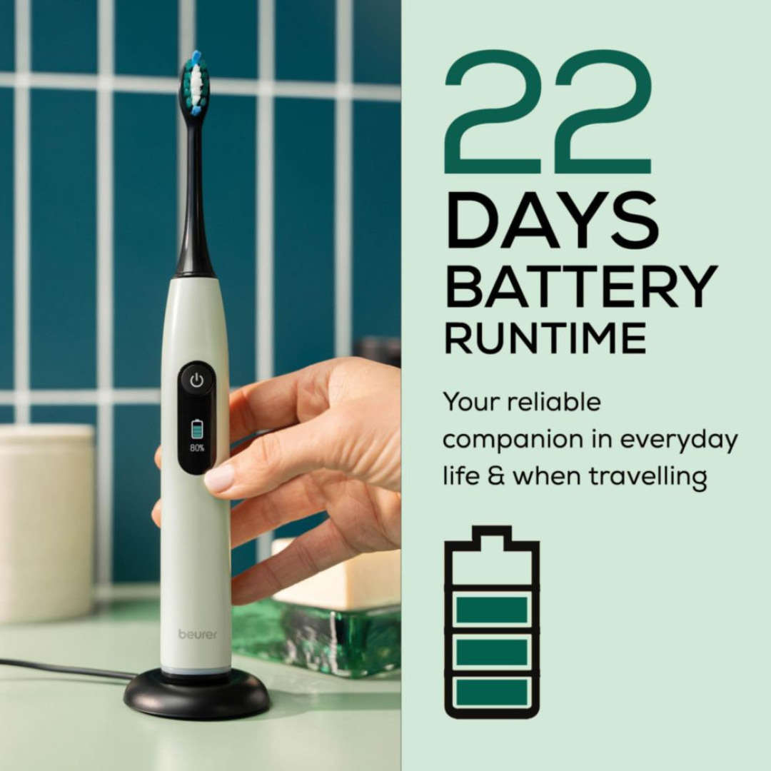 Beurer SC 50 Elektrisk tannbørste, mintgrønn - Bilde 6