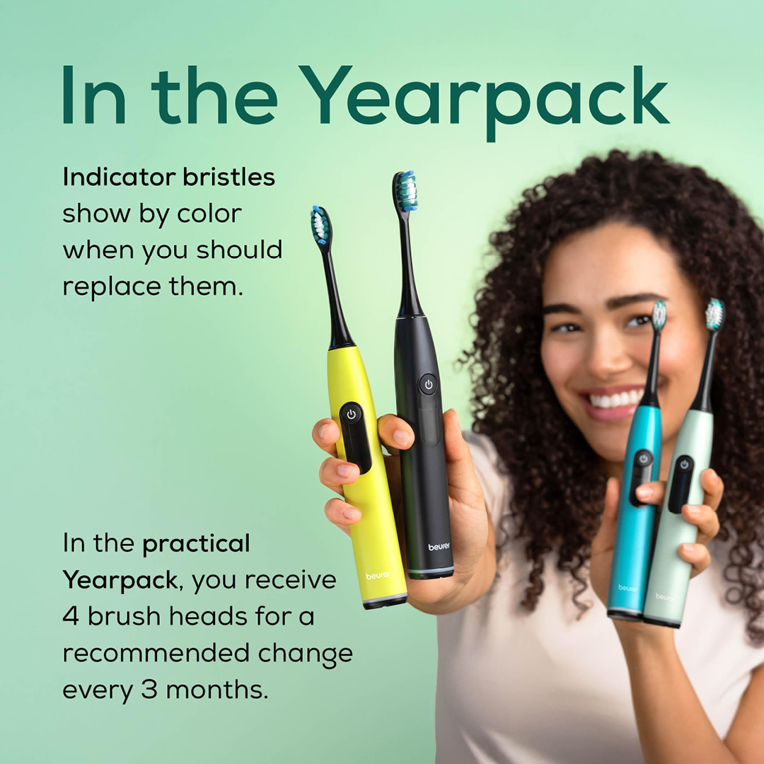 Beurer SC Premium Protection Plus Tannbørstehoder, 4-pakning - Bilde 4