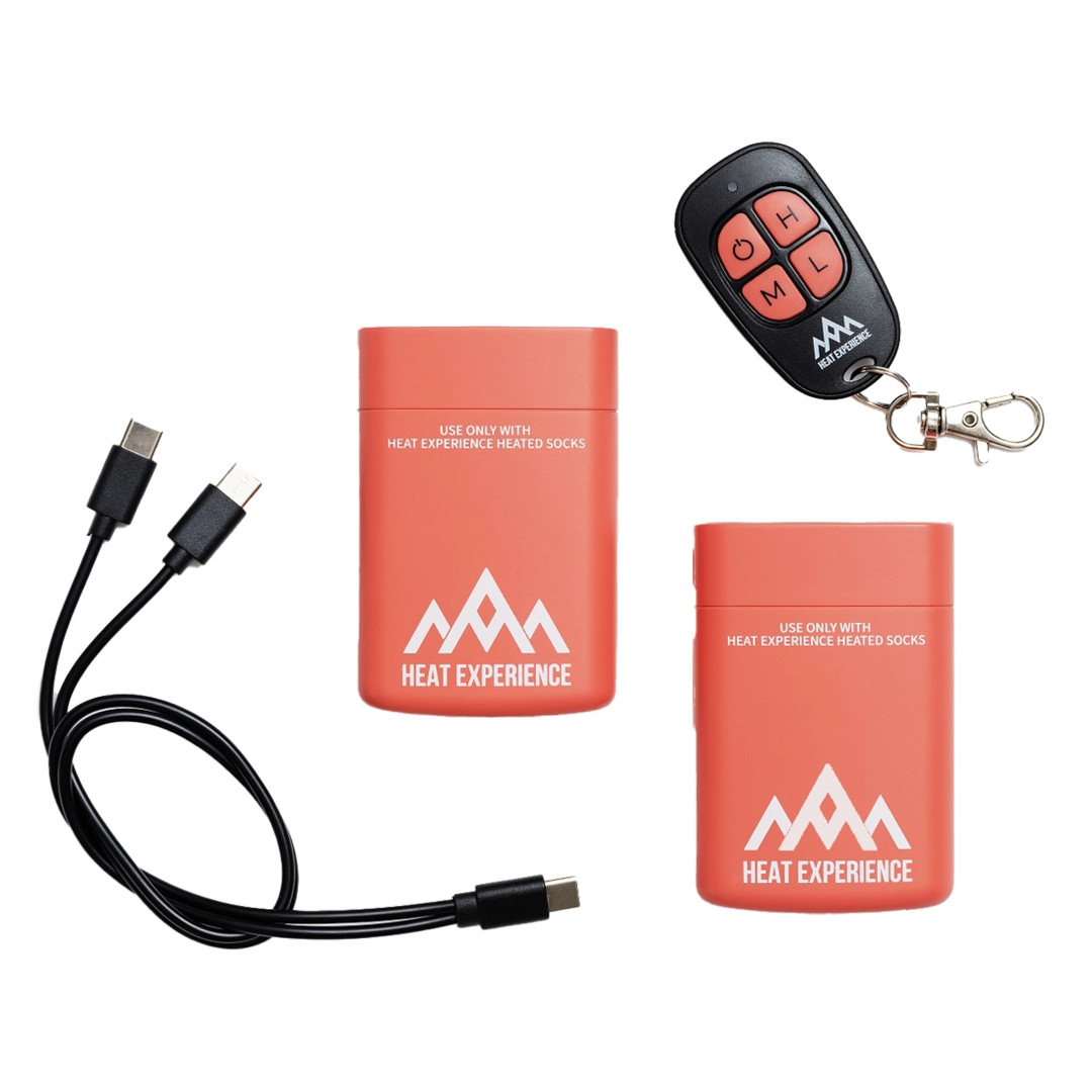 HeatX Heated Everyday Varmesokker m/batteri V2, kremfarget - Bilde 6