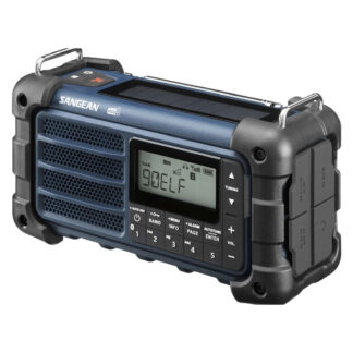 Sangean MMR-99 bærbar nødradio med sveiv, solcelle, DAB+, FM og Bluetooth, blå