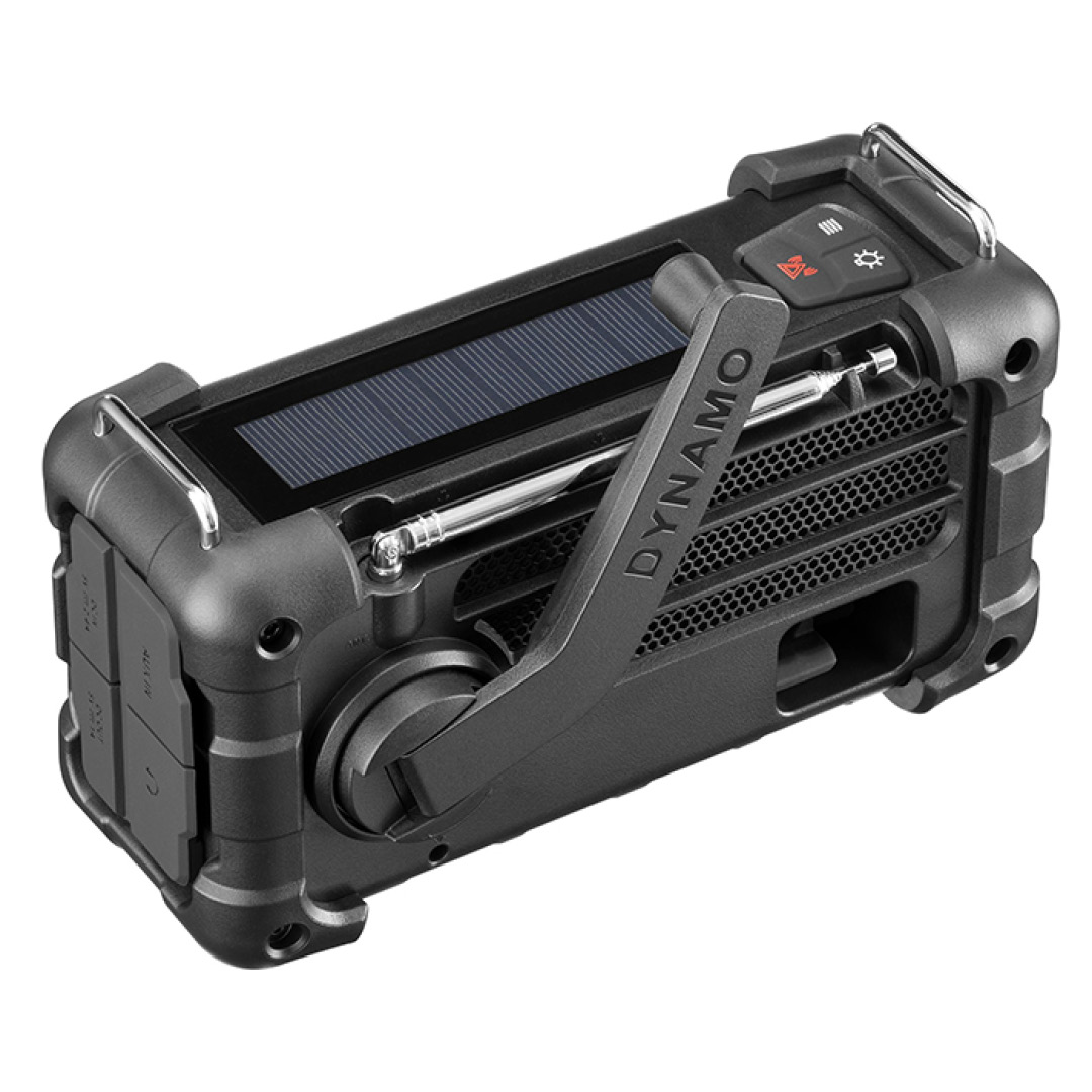 Sangean MMR-99 bærbar nødradio med sveiv, solcelle, DAB+, FM og Bluetooth, svart - Bilde 8