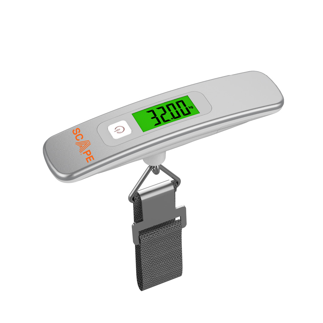 Scape Travel Digital bagasjevekt opptil 50 kg, sølv