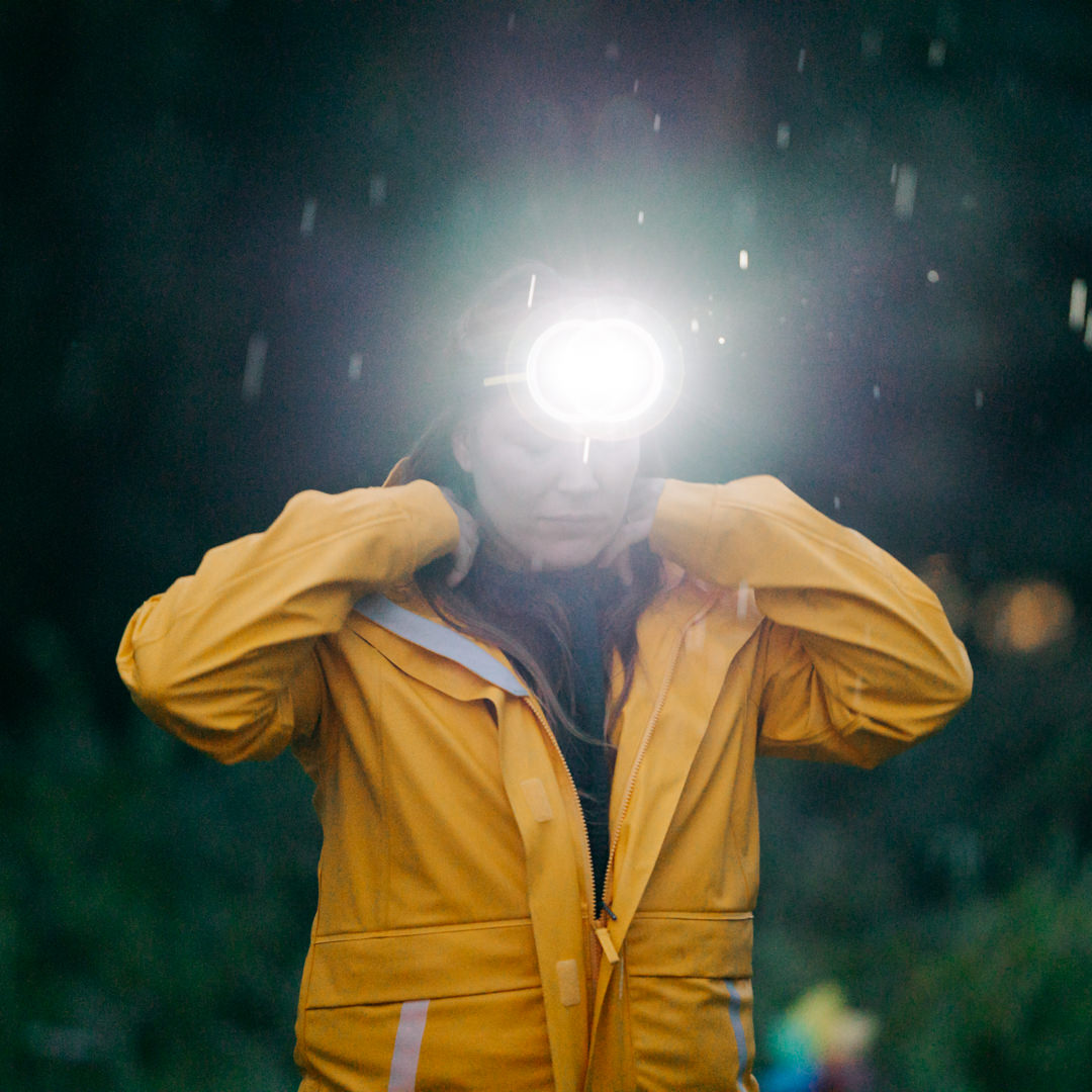 HomeLine oppladbar hodelykt med sidelys og sensor, 200 lumen - Bilde 3