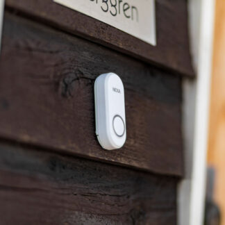 Nexa trådløs dørklokke med lyd og lys, stikkontakt