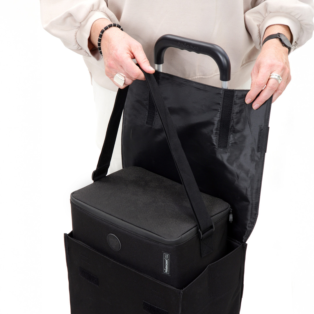 Andersen FreshGo Multi kjølebag til trillebag 12L, svart - Bilde 7