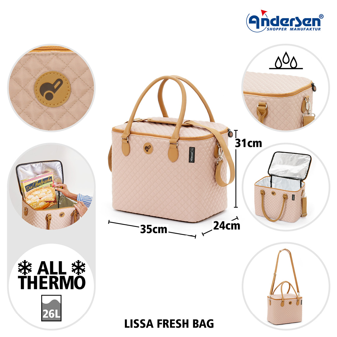 Andersen LISSA Kjølebag 26L, sand - Bilde 4