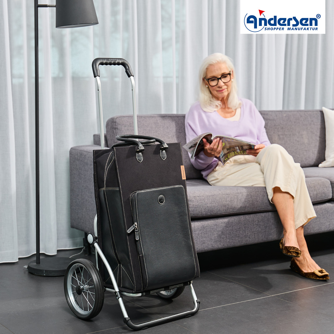 Andersen Royal Shopper Charu Trillebag 49L, svart - Bilde 2