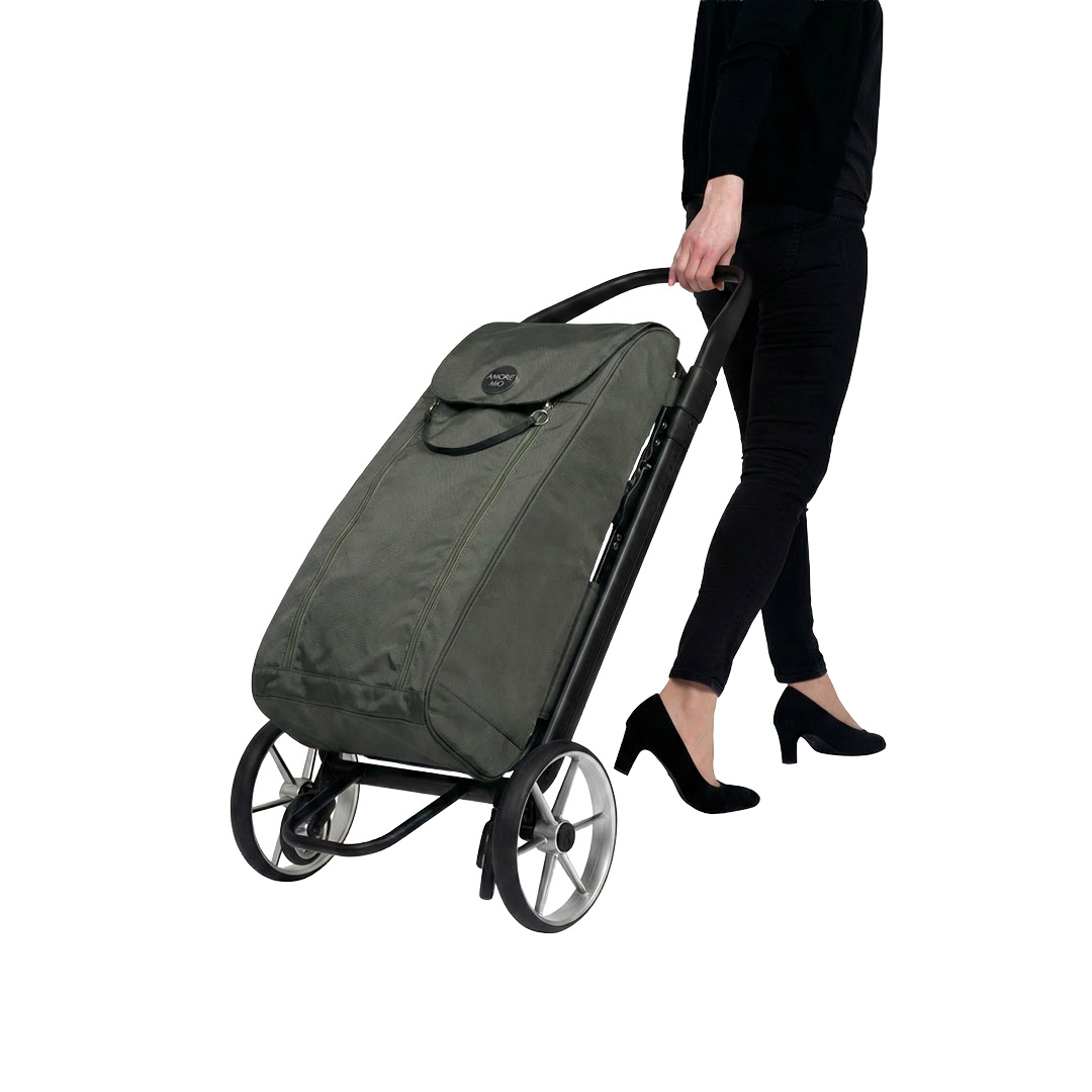 Trust Care Amore Mio 2-i-1 Trillebag med handlevognfunksjon 25L, grønn - Bilde 4