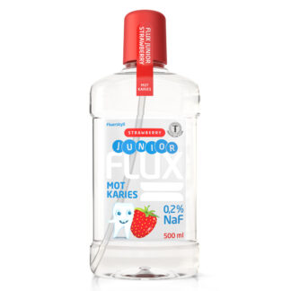 FLUX Fluorskyll Junior Jordbær 0,2 % 500 ml
