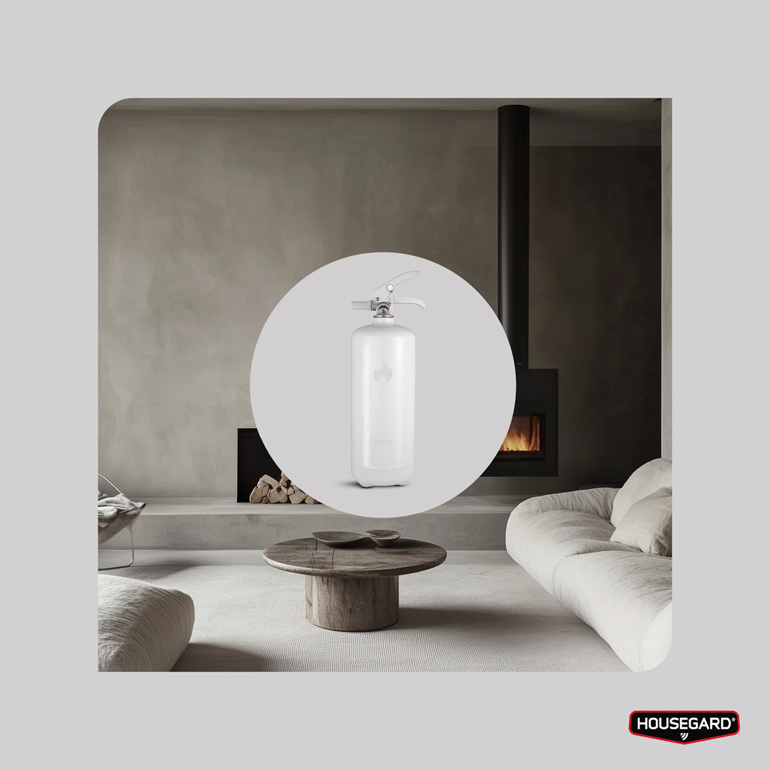 Housegard 2 kg pulverslukker, hvit - Bilde 5