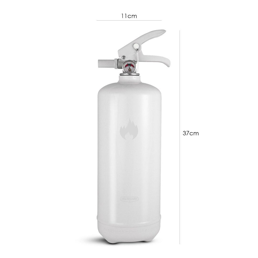 Housegard 2 kg pulverslukker, hvit - Bilde 7