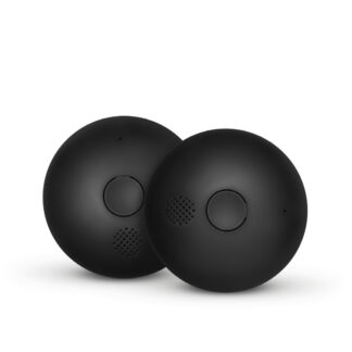 Housegard Luma seriekoblet røykvarsler 2-pk, svart