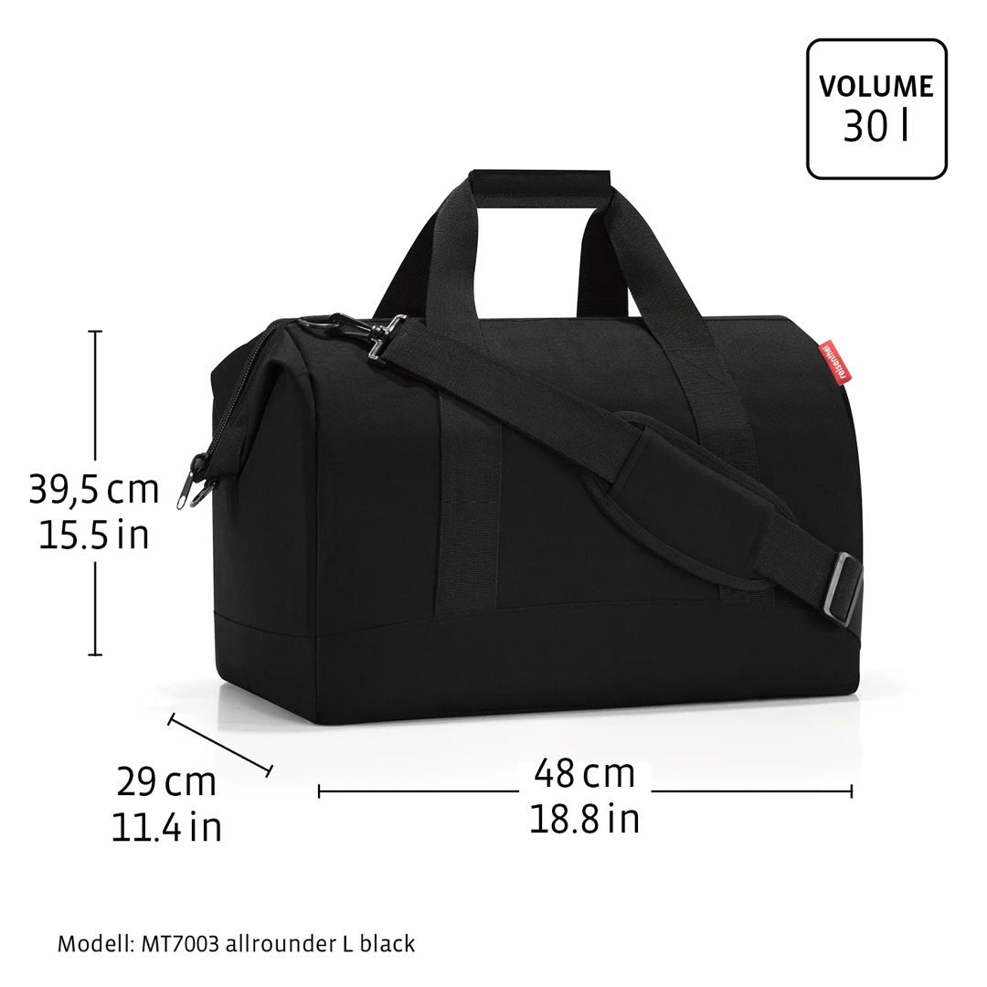 Reisenthel Allrounder L reisebag 30L, grå - Bilde 6