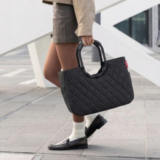 Reisenthel Loopshopper L vattert veske 25L, svart