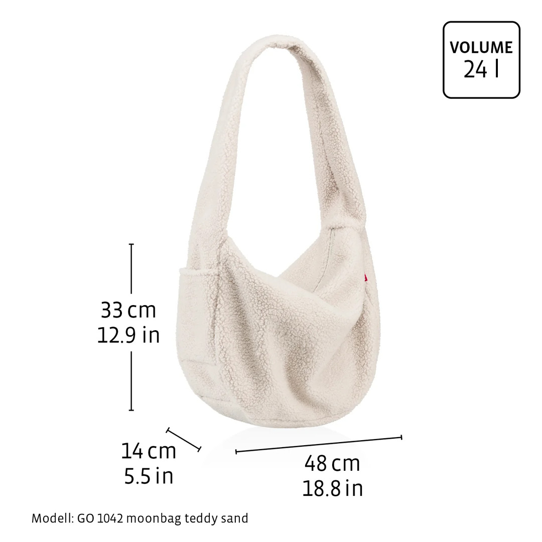 Reisenthel Moonbag Teddy skulderveske 24 L, sand - Bilde 6