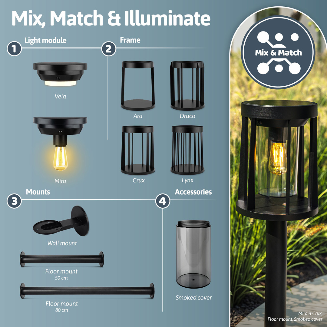 Brendz Mira & Ara solcelle bordlampe - Bilde 9