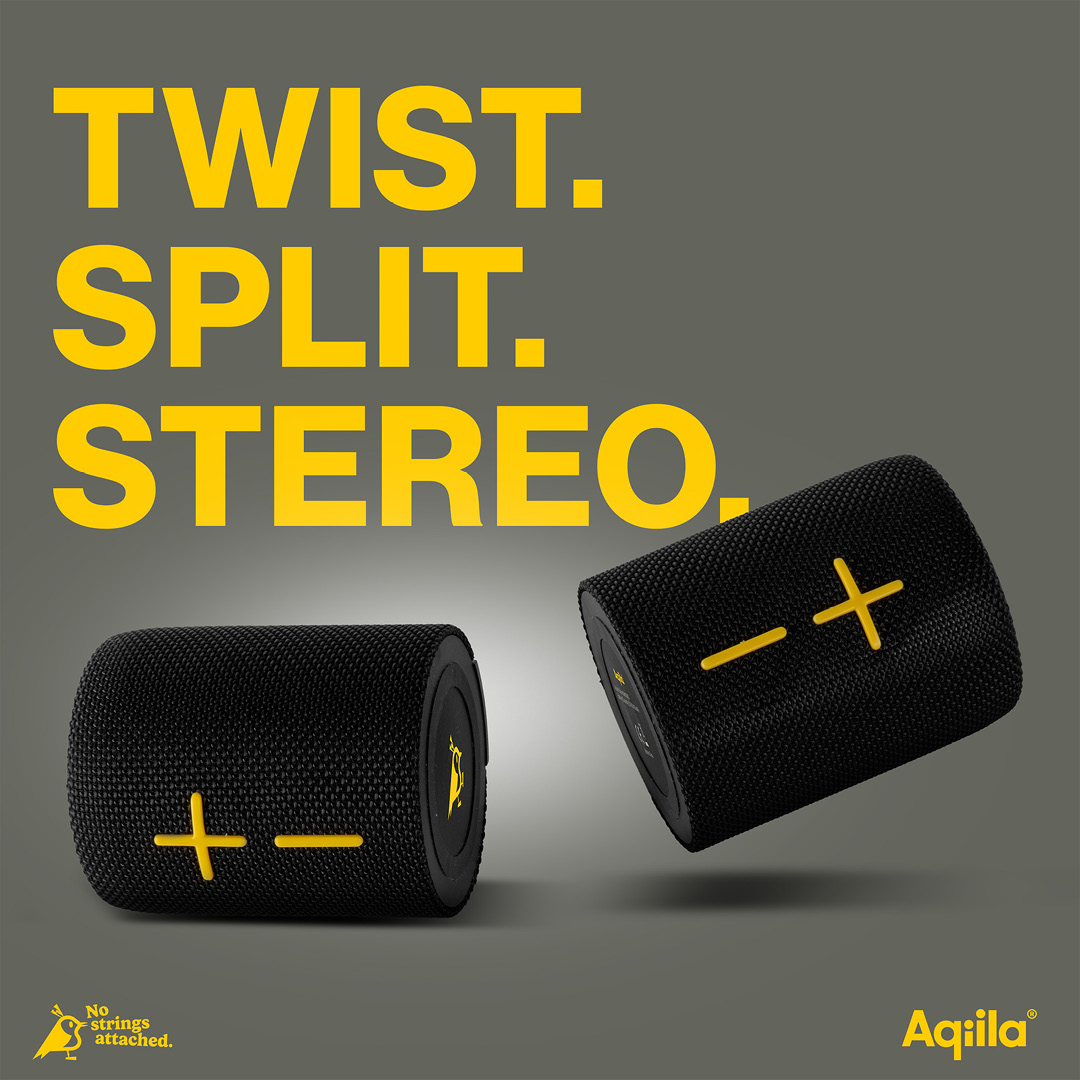 Aqiila Soundbird DUO trådløs 2-i-1 Bluetooth-høyttaler - Bilde 4