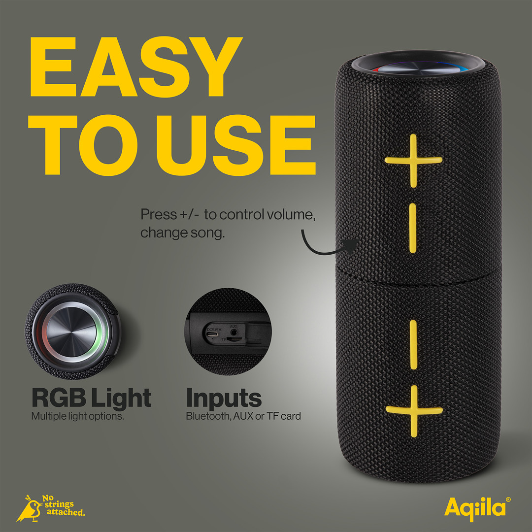 Aqiila Soundbird DUO trådløs 2-i-1 Bluetooth-høyttaler - Bilde 3